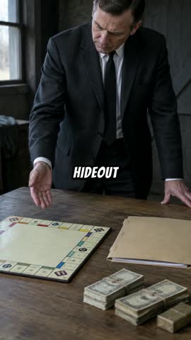 At forty-five seconds, an illustrated man gestures toward the board beside folders and bundles.